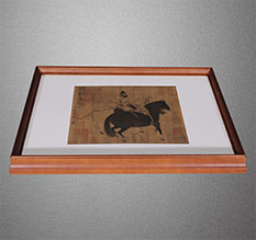 北戴河书画装裱配框服务案例